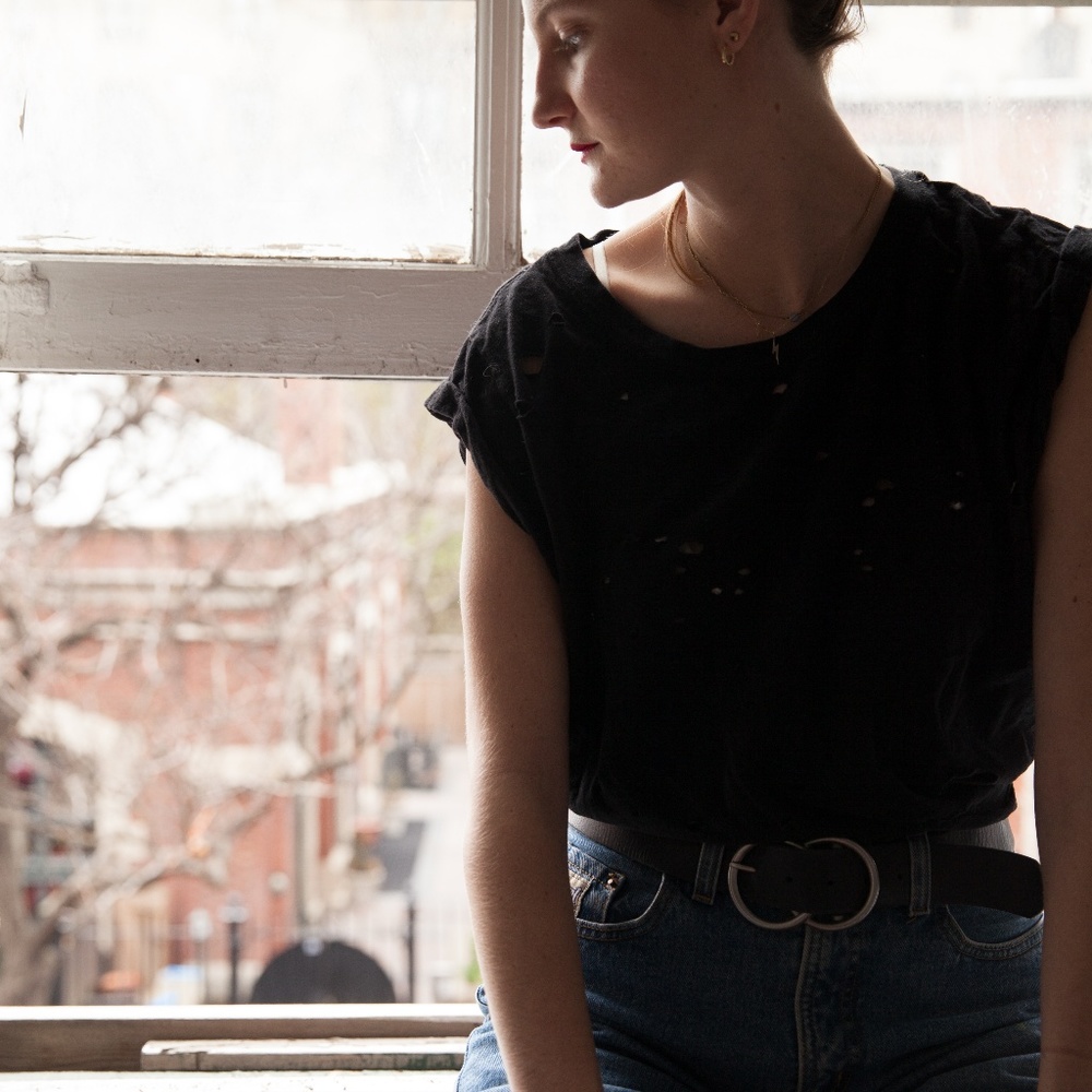 Free People Black Cotton Shirt - Picture 4 of 5